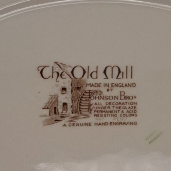 Johnson Bros "The Old Mill" Oval Serving Platter Made In England - Picture 12 of 12